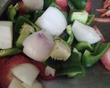 A picture of step 8 of Chicken chilli.