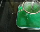 A picture of step 10 of Kiwi Agar agar.