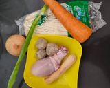 Foto langkah ke 1 dari resep Jamur Enokki Saus Pedas Manis Alavid.