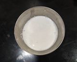 A picture of step 1 of Gobindobhog Rice Phirni.