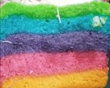 Foto langkah ke 7 dari resep Rainbow cake kukus 🌈.