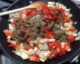 Une image de l'étape 11 de Aubergine violette italienne farcie thon tomates poivron.