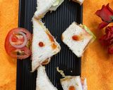A picture of step 3 of Avocado spray Sandwiches.