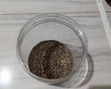 Foto langkah ke 2 dari resep Overnight Pudding Chia Seed Topping Buah.