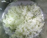 A picture of step 1 of Lauki dhokla.