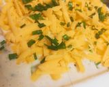 A picture of step 6 of Cheesy chicken pasta bake.