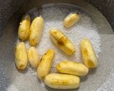 Gambar langkah 2 resipi Bubur Pisang Bersagu.