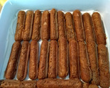 Foto del paso 3 de la receta: Pastel delicioso y fresquito de mascarpone y plátanos