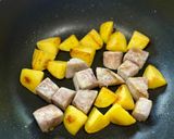 A picture of step 1 of Vegetable and Mushroom Curry.