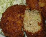 A picture of step 7 of Classic Butcher-Style Menchi Katsu.