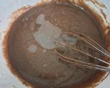 A picture of step 4 of Chocolate Mirror Glaze Cake without Egg, Maida & heart cake Mold.