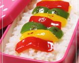 A picture of step 8 of Bento Side Dish: Salted Kinpira with Three-Color Bell Peppers.