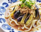 A picture of step 6 of Chilled Udon with Eggplant and Tuna (using Frozen Udon & Microwave).