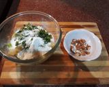 A picture of step 1 of Nutty paneer dumpling.