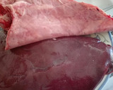 Foto del paso 1 de la receta: Hígados y asadura frita