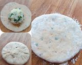 A picture of step 4 of Tapioca and Potato Stuffed Paratha - A Fasting Delight.