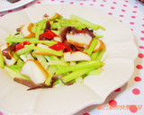 芹菜木耳炒煙燻墨魚片的食譜步驟6照片