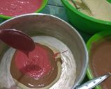Foto langkah ke 7 dari resep Bolu Kukus Zebra Red Velvet mix Mocca.