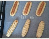 Foto langkah ke 8 dari resep Roti sosis empyuk (1x proofing).