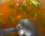A picture of step 5 of Broccoli Soup.