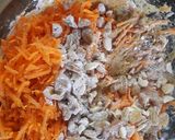 A picture of step 5 of Nutty Spiced Eggless Carrot Cake (whole Wheat and Jaggery).