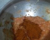A picture of step 2 of Pav bhaji lasagna.