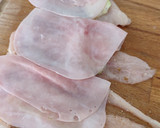Foto del paso 1 de la receta: Brochetas de pollo y calabacín a la plancha