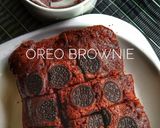A picture of step 6 of Oreo brownie.