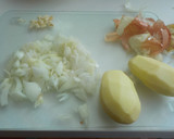 Foto del paso 2 de la receta: Pastel de bacalao y patatas gratinado al horno