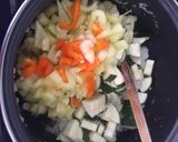 Cukkinis-kolbászos lecsó recept fázis 2 fotója