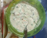 A picture of step 2 of Rava Paniyaram.