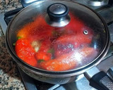 Foto del paso 2 de la receta: Pimientos rojos confitados con ajos y estragón