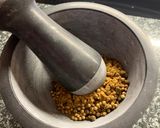 A picture of step 2 of Thai Red Curry Paste(Can be made in a processor too!).
