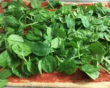 A picture of step 7 of Pizza with Pineapple and Spinach.