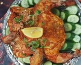 ग्रिल्ड चिकन तंदूरी (Grilled chicken tandoori recipe in Hindi) रेसिपी चरण 1 फोटो