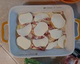 Foto del passaggio 3 della ricetta Parmigiana di patate e speck