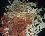 A picture of step 2 of Vegetable roll.