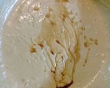 A picture of step 4 of Buttercake with vanilla & chocolate.