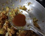 A picture of step 4 of Veg momos.