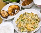 Hình bước làm 1 của món Hào chiên trứng
