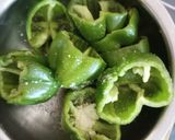 A picture of step 1 of Stuffed capsicum with corn potato fry.