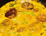 A picture of step 9 of Lauki and carrot kofta curry.