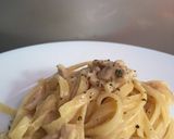 Foto langkah ke 5 dari resep Fettucini carbonara (super creamy).