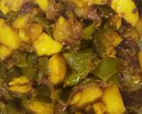 फ्राई शिमला मिर्च और आलू (fry shimla mirch aur aloo recipe in Hindi) रेसिपी चरण 7 फोटो