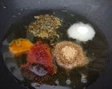 A picture of step 4 of Shahi Paneer.