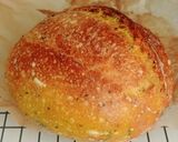 Foto langkah ke 15 dari resep Kunyit Jinten Hitam Sourdough Bread.