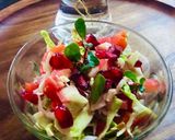 A picture of step 2 of Luni bhaji salad..!!!!(purslane).