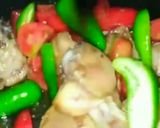 A picture of step 3 of Peshawari karahi.