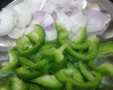 A picture of step 1 of Semi Dry Chilli Paneer.