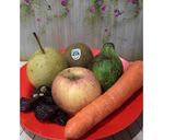 Foto langkah ke 1 dari resep Diet Juice Carrot Pear Apple Kiwi Avocado Dates.